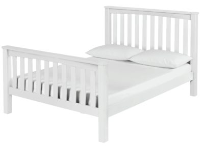Collection - Maximus White - Bed Frame - Kingsize